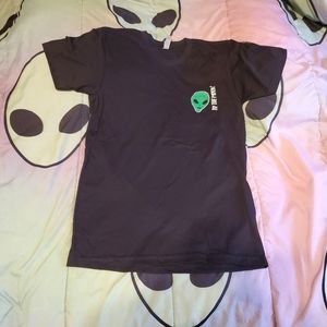 Alien to the moon tee shirt
